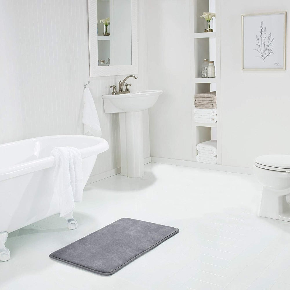 Plush Microfiber Non-Slip Bath Mat Kalsten
