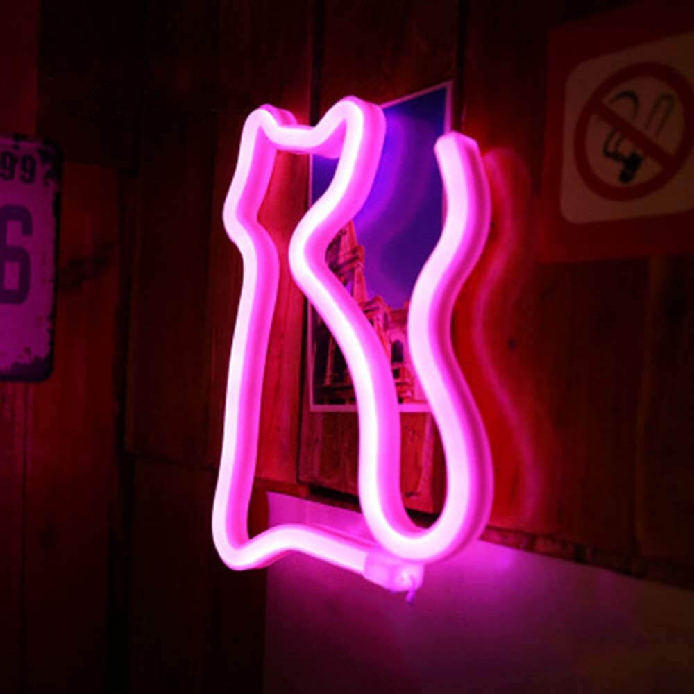 Trendy Kitty Neon Lamp - Enchanting Lighting for Every Room Kalsten