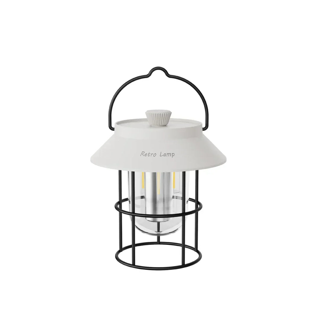 LED Camping Lantern in Retro Design – Portable Lamp for Indoor and Outdoor | Kalsten