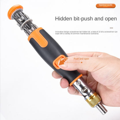 Skanto | 10-in-1 Multi-Angle Ratchet Screwdriver Professional Tools