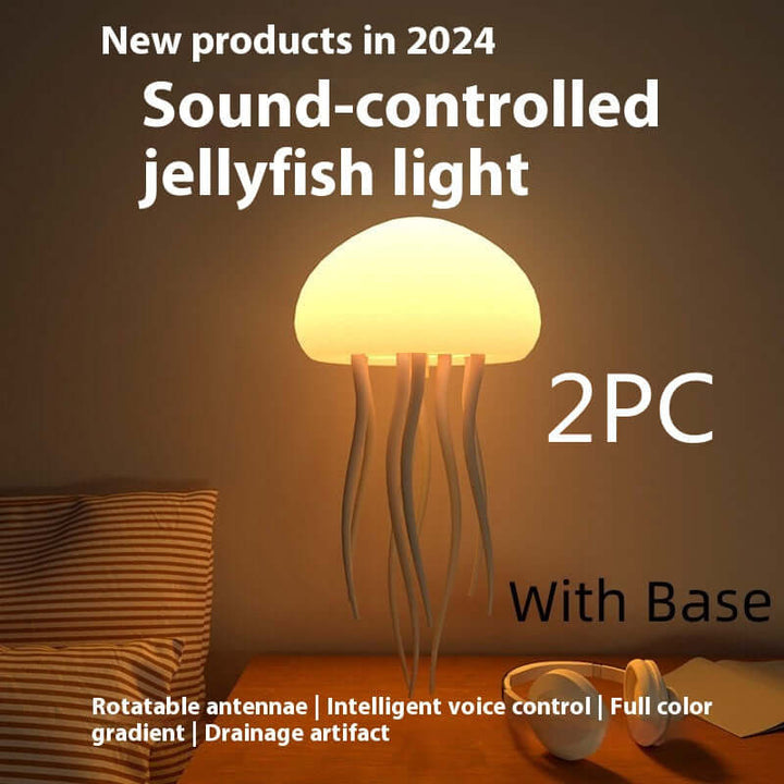Jellyfish Mood Lamp LED Jellyfish Night Light Portable Jellyfish Lamp Jellyfish Decorations Smart Table Lamp For Bedside Desk | Kalsten