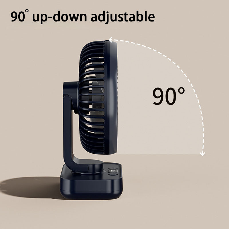 Portable Rechargeable USB Desk Fan with 4 Speeds | Kalsten