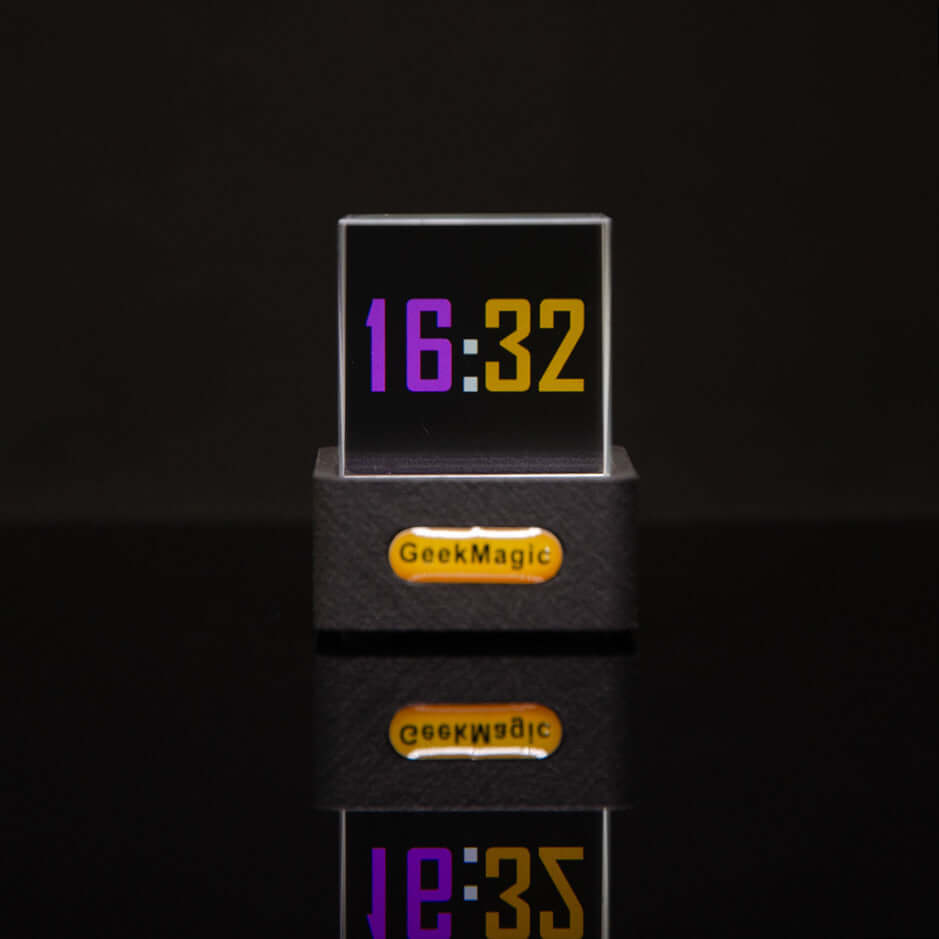 Trendy Mini Transparent WiFi Weather Clock Decoration Display | Kalsten