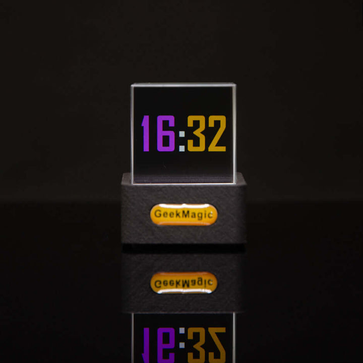Trendy Mini Transparent WiFi Weather Clock Decoration Display | Kalsten