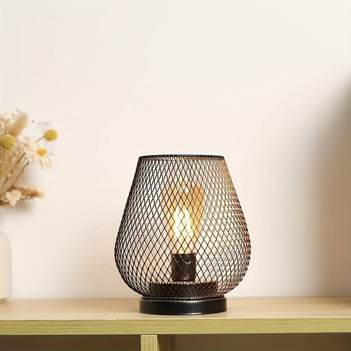 AuroraMesh Table Lamp Set – Industrial Style with Warm Ambient Lighting | Kalsten