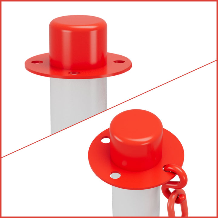 Barrier post chain post with chain length 1.4 m | Kalsten