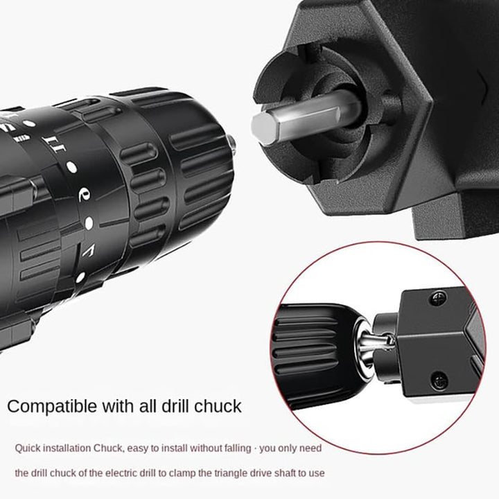 Drill-to-Chainsaw Conversion Attachment – 6 Inch