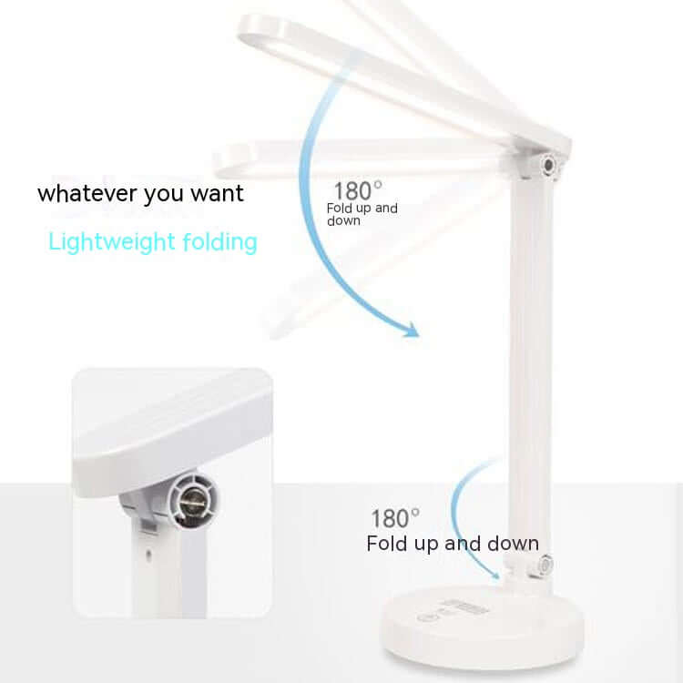 Dual-purpose Charging And Plug-in Table Lamp Folding Table Lamp Student Study Dormitory | Kalsten