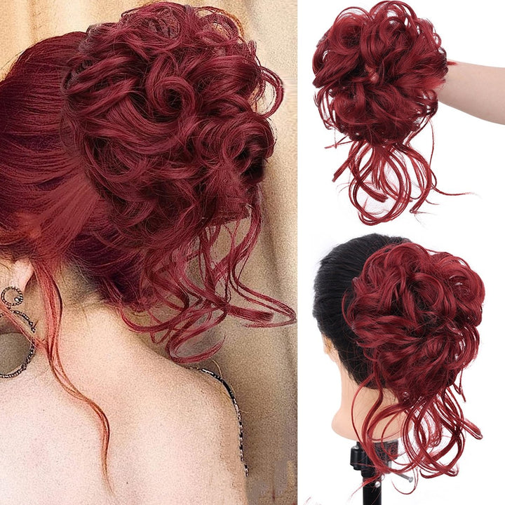 Curly Bun Hair Claw Clips Kalsten