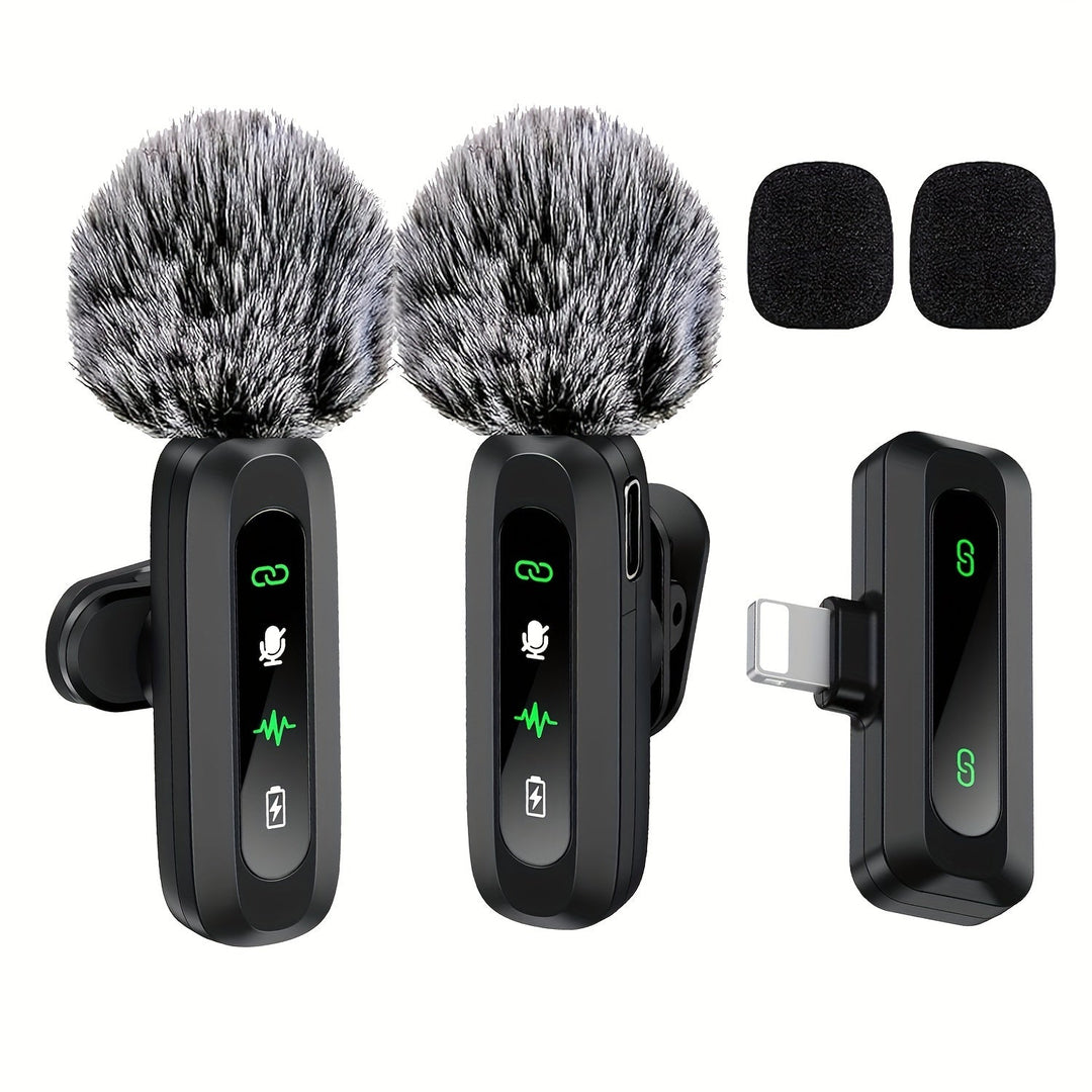 Kalsten | SoundSnap Wireless Clip Microphone – USB-C Microphone for Smartphone and Tablet