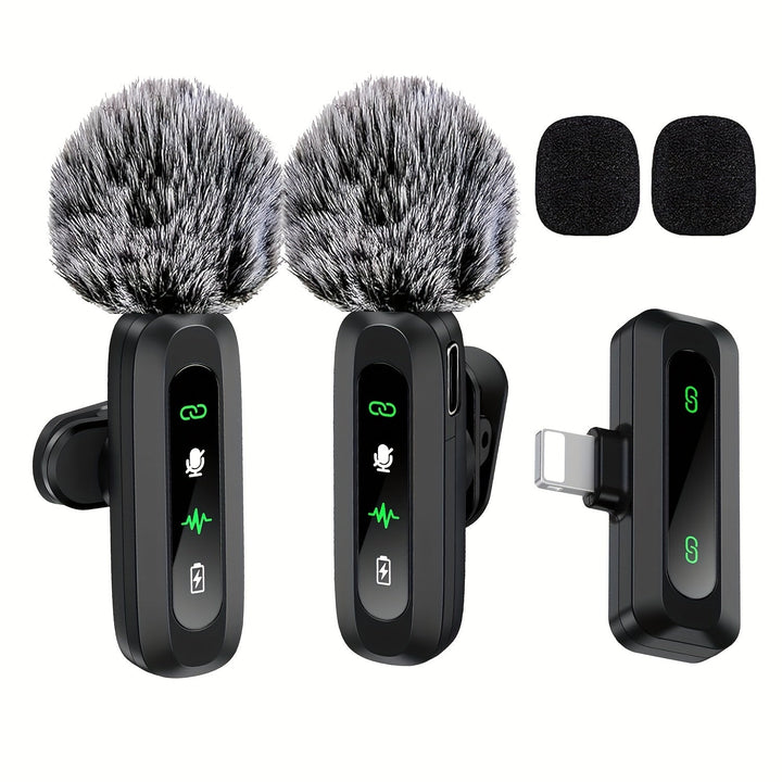 Kalsten | SoundSnap Wireless Clip Microphone – USB-C Microphone for Smartphone and Tablet