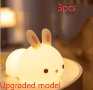New Year'S Gift Rabbit Silicone Lamp Pat Feeding Creative Night Light Children'S Toys | Kalsten