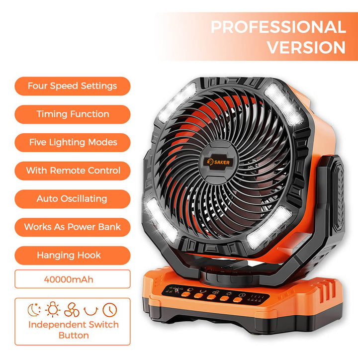 Rechargeable Camping Fan | Kalsten