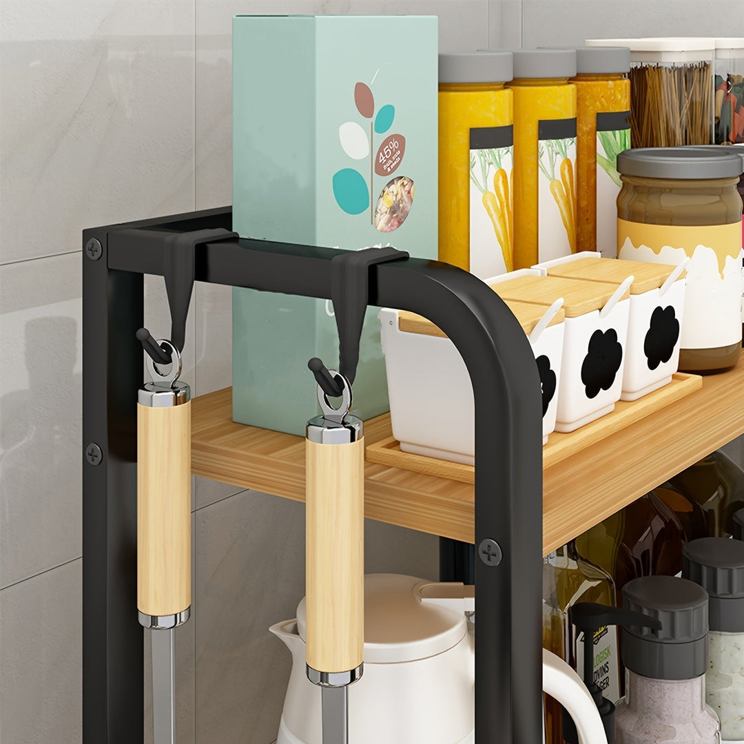 Spicify Storage Rack - Stylish Kitchen Storage Rack Made of Stainless Steel for Organization Kalsten