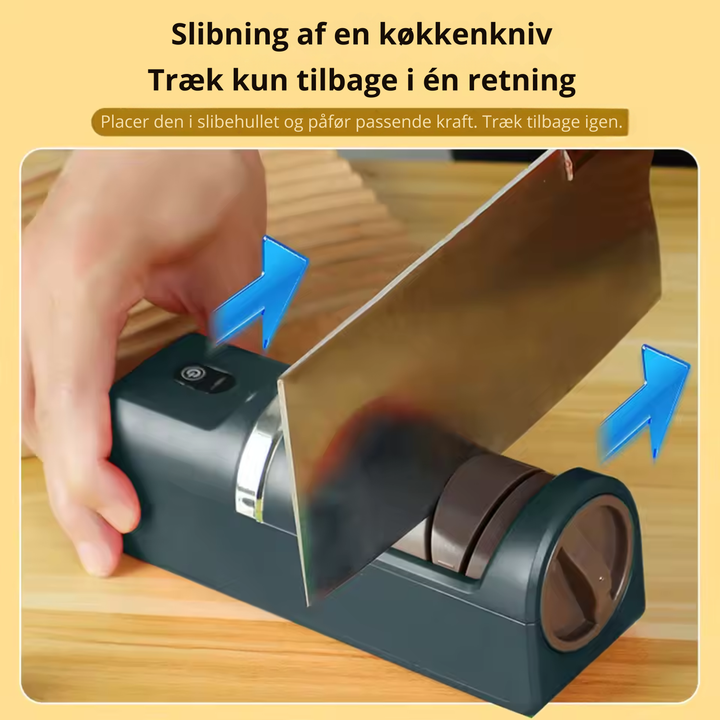 Electric knife sharpener with battery 1200mAh | Kalsten