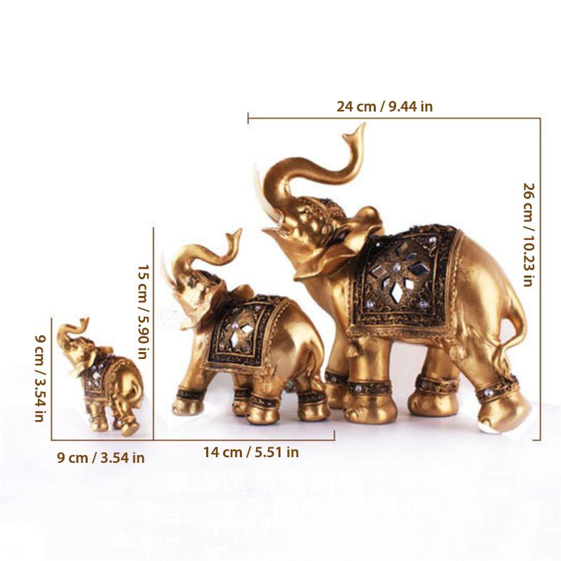 Kalsten | Golden Elephant Statue