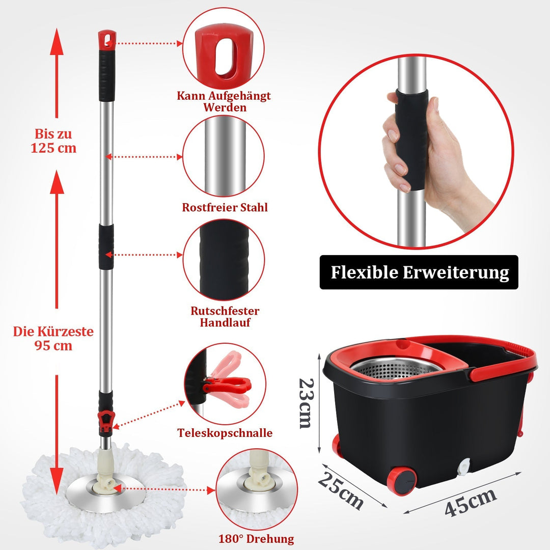 Mop Set Floor Mop with Bucket | Kalsten
