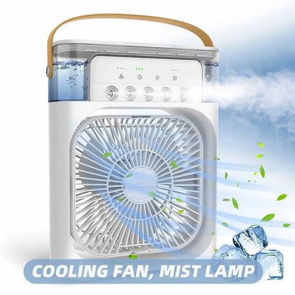 3-in-1 Portable Air Cooler with Humidifier and LED Night Lights | Brehn