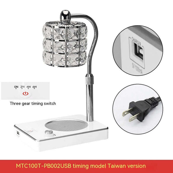 Korean-style Aromatherapy Wax Melting Lamp Adjustable Up And Down | Kalsten