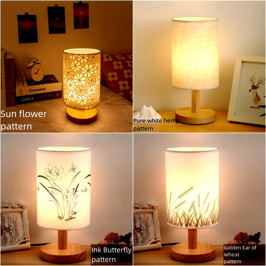 WoodGlow – Adjustable LED Table Lamp with USB Kalsten