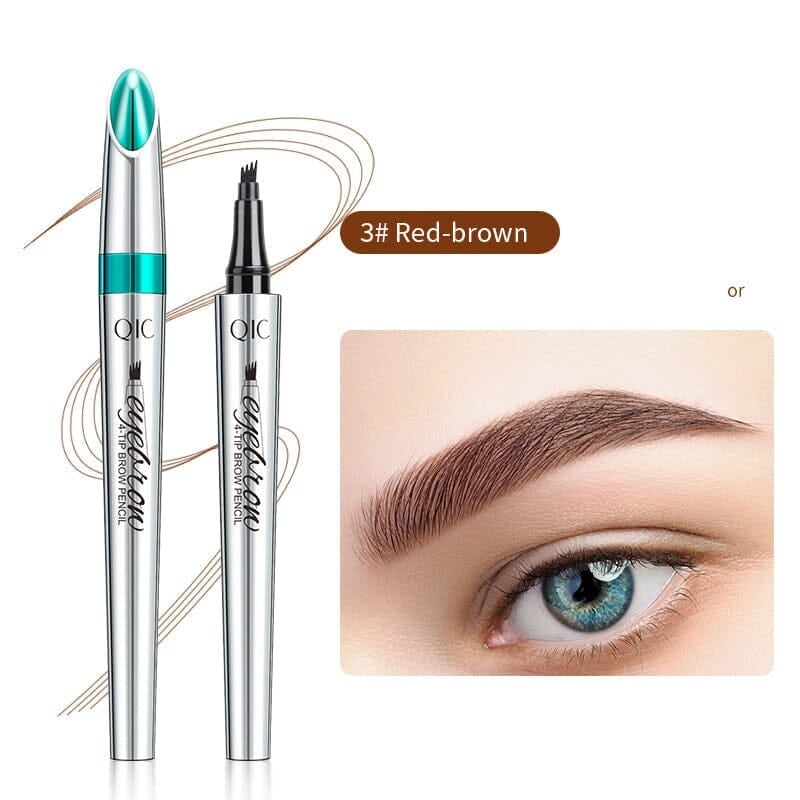 Kalsten | 3D Waterproof Microblading Eyebrow Pen 4 Fork Tip Tattoo Pencil