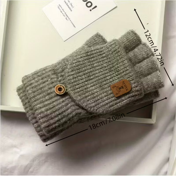 Kalsten | Men's WinterPro Fingerless Gloves – Thick, Warm and Comfortable