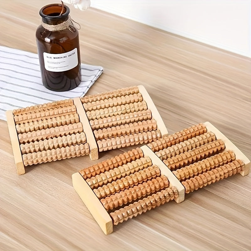 Wooden Foot Roller – Reduce Tension and Stimulate Blood Circulation | Kalsten