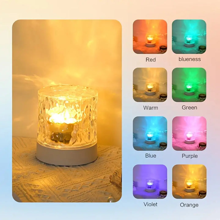 Color-Changing LED Lamp – 16 Colors, Northern Lights