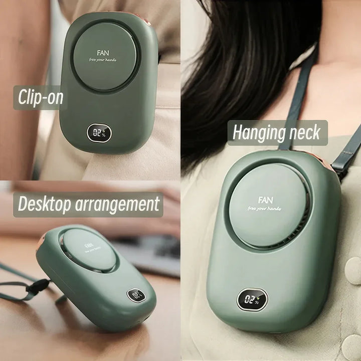 Portable Hanging Neck and Waist Fan | Kalsten