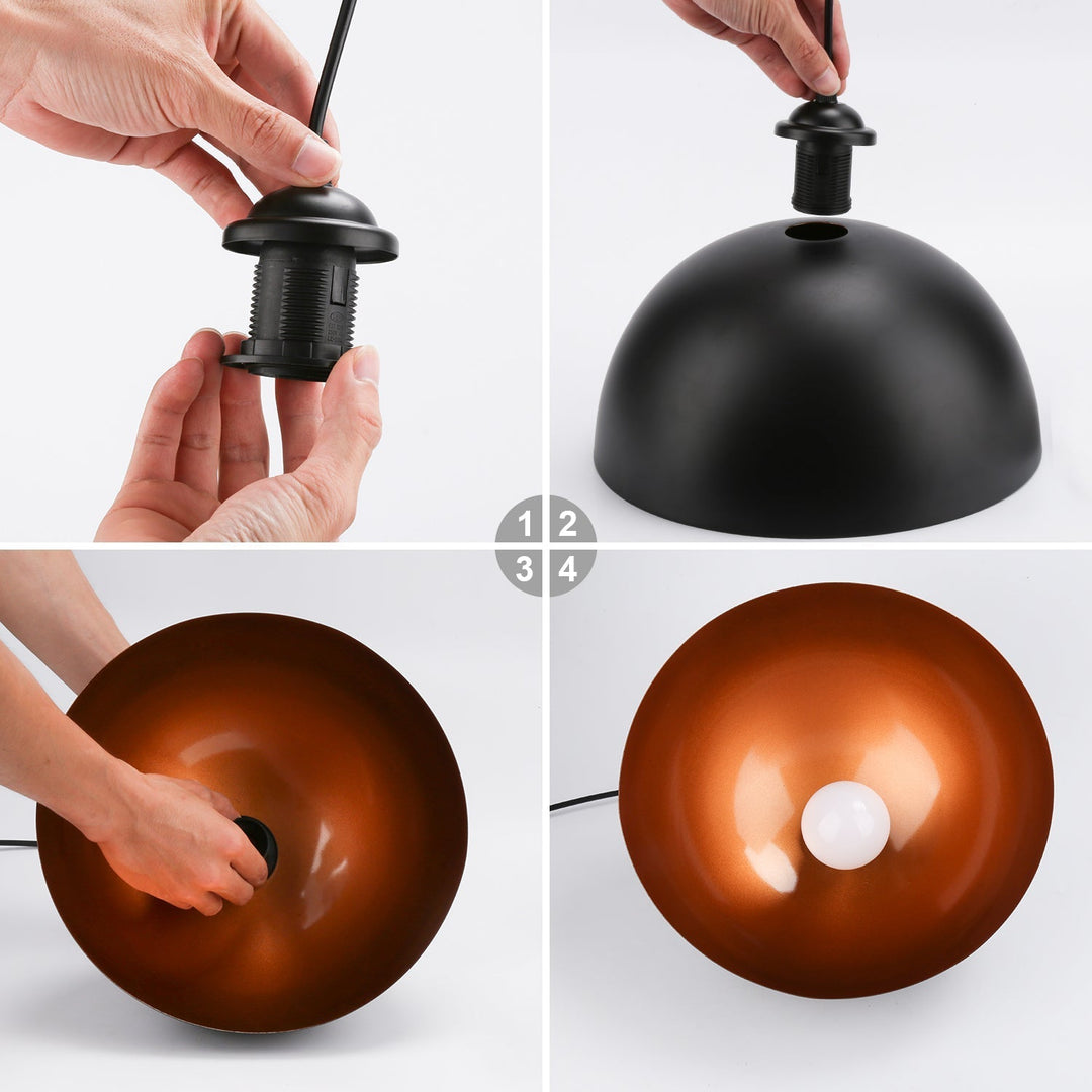 Retro Metal Lampshade 2 Pieces | Kalsten