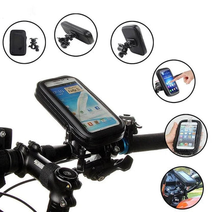 Skanto | RideCharge Pro – Waterproof Phone Holder with USB and 15W Wireless Charging for Bicycle and E-bike