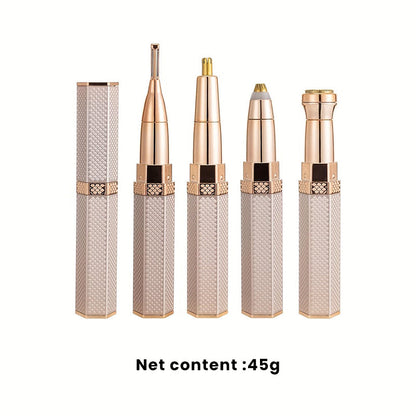 BowLift | 4 In 1 Facial Electric Shaver For Women, Full Body Epilator Rechargeable Eyebrow Nose Bikini Area Hair Clipper