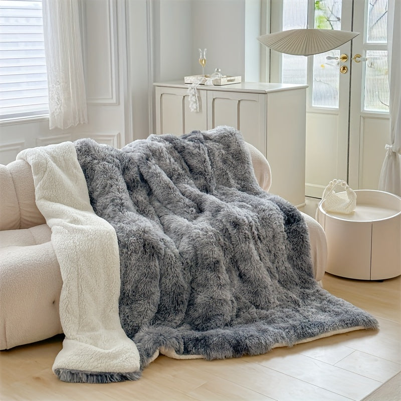 Luxury Thick Lambskin Blanket for Warmth and Elegance Kalsten
