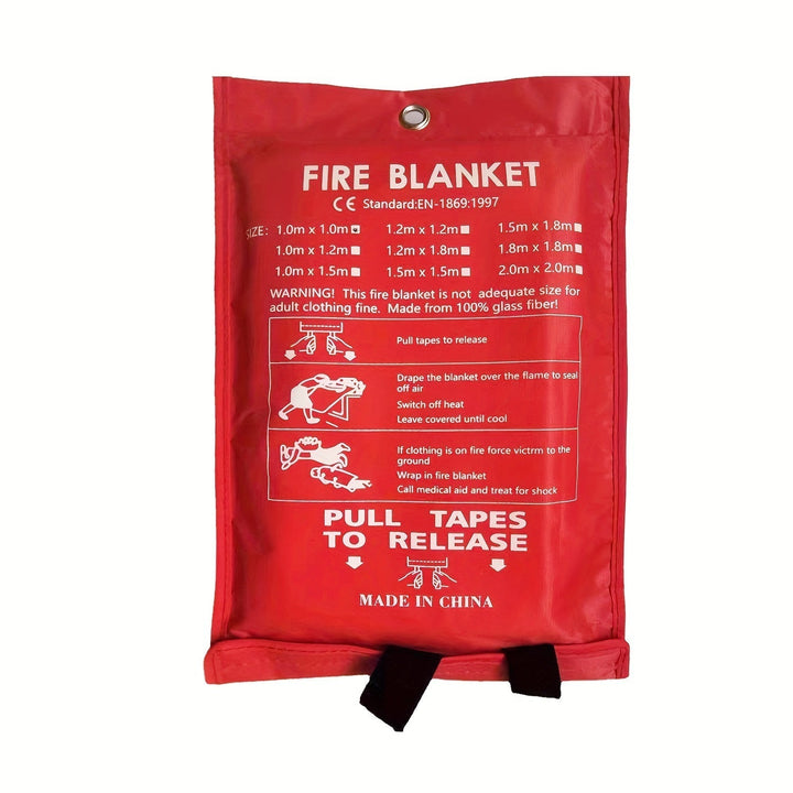 Fireproof Fiberglass Fire Blanket – Compact Safety Blanket for Home, Kitchen and Car | Kalsten