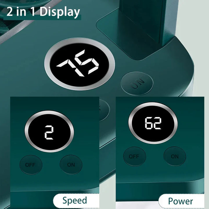 Compact Rechargeable USB Desk Fan for Home, Office, and Outdoors | Kalsten