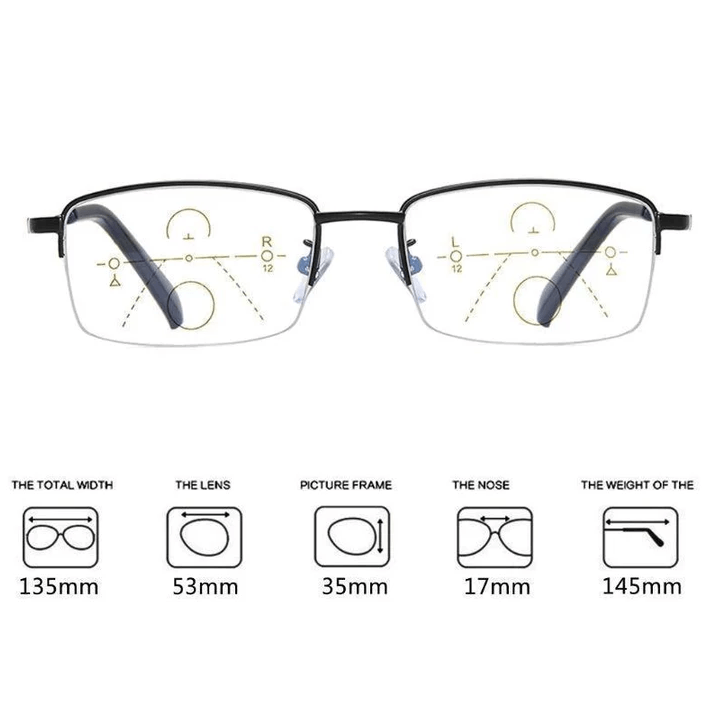 Kalsten | New bifocal progressive and anti-blue light glasses ultralight reading glasses
