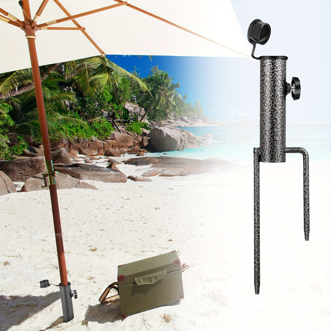 Kalsten | Adjustable Umbrella Stand Stabello | For Ø 2.8–3.2 cm Umbrella Poles | Anti-Slip & Portable | Sturdy Steel Construction