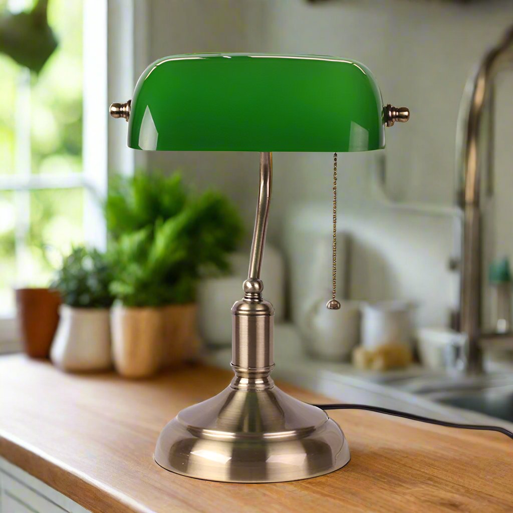 LuxeLume - Elegant Glass Table Lamp For Timeless Lighting | Kalsten