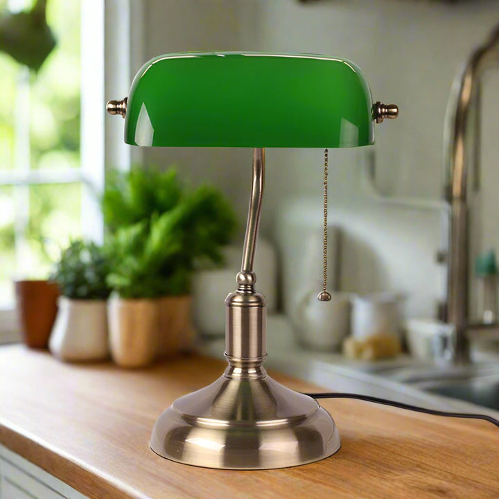 LuxeLume - Elegant Glass Table Lamp For Timeless Lighting | Kalsten