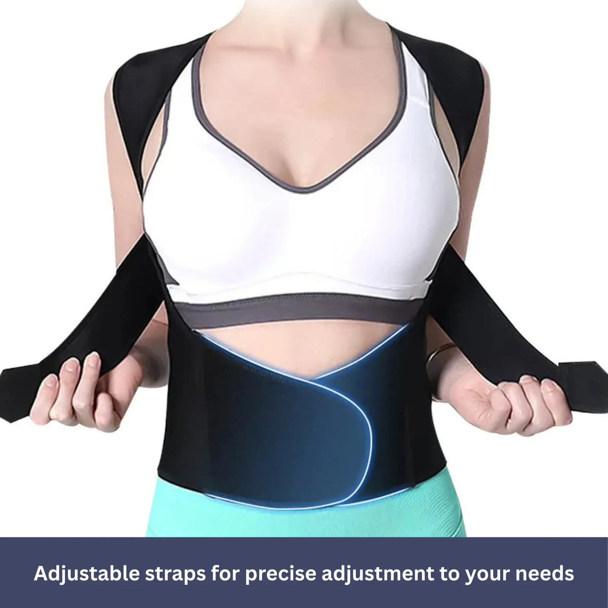 Skanto | Back Support & Posture Corrector | Adjustable, Comfortable & Ideal for Improving Confidence & Posture