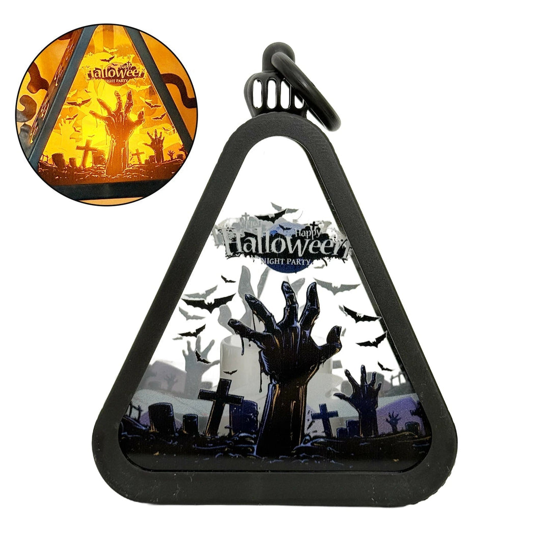 Halloween Decor Triangle Table Lamp | Kalsten