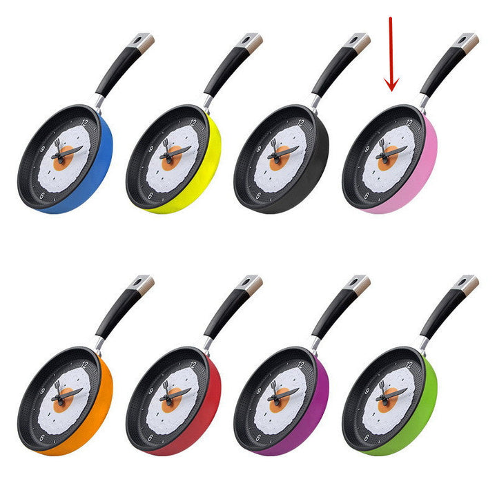 Kalsten | Fried Egg Pan Clock Silent Clock Wall Clock Wall Clock