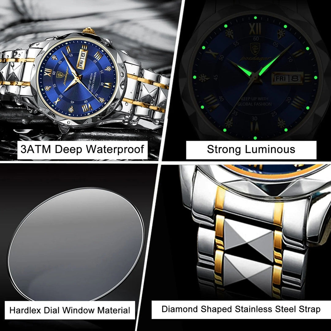 Kalsten | Waterproof Top Brand Luxury Man Wristwatch With Luminous