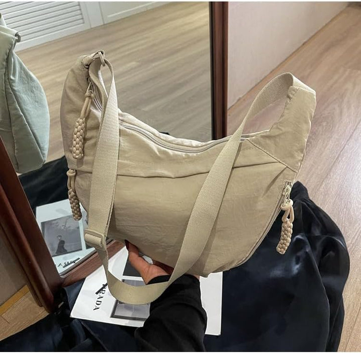 Kalsten | EVERCARRY – Nylon Shoulder Bag with Smart Compartments for Everyday Use