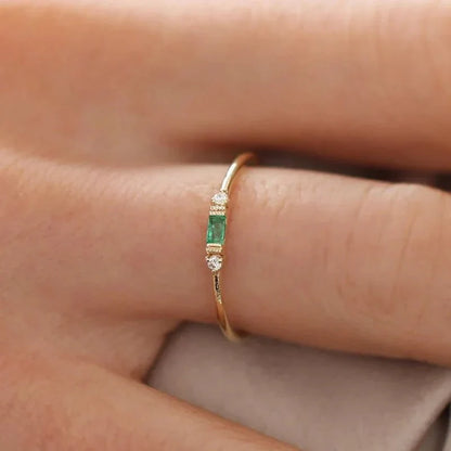 BowLift | Dainty & Baguette Diamond Ring