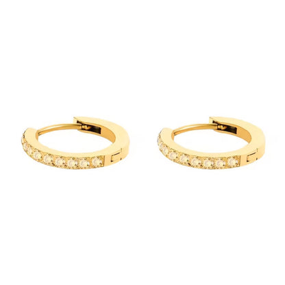 BowLift | Dainty Birthstone Hoop Huggie Earrings
