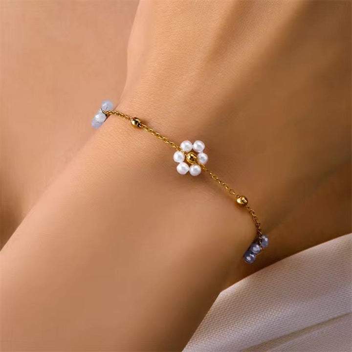 Kalsten | Dainty Daisy Necklace & Bracelets