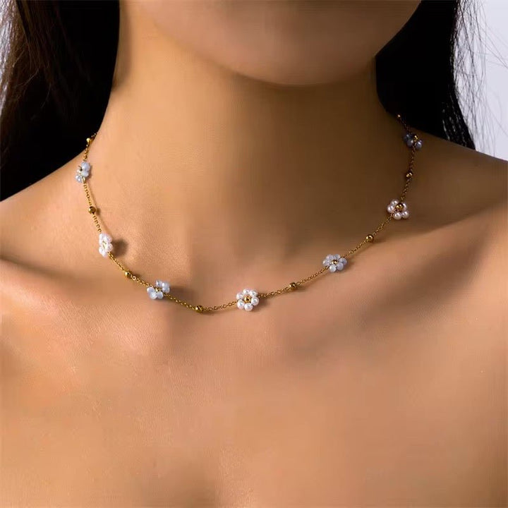 Kalsten | Dainty Daisy Necklace & Bracelets