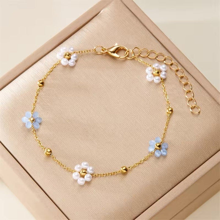 Kalsten | Dainty Daisy Necklace & Bracelets