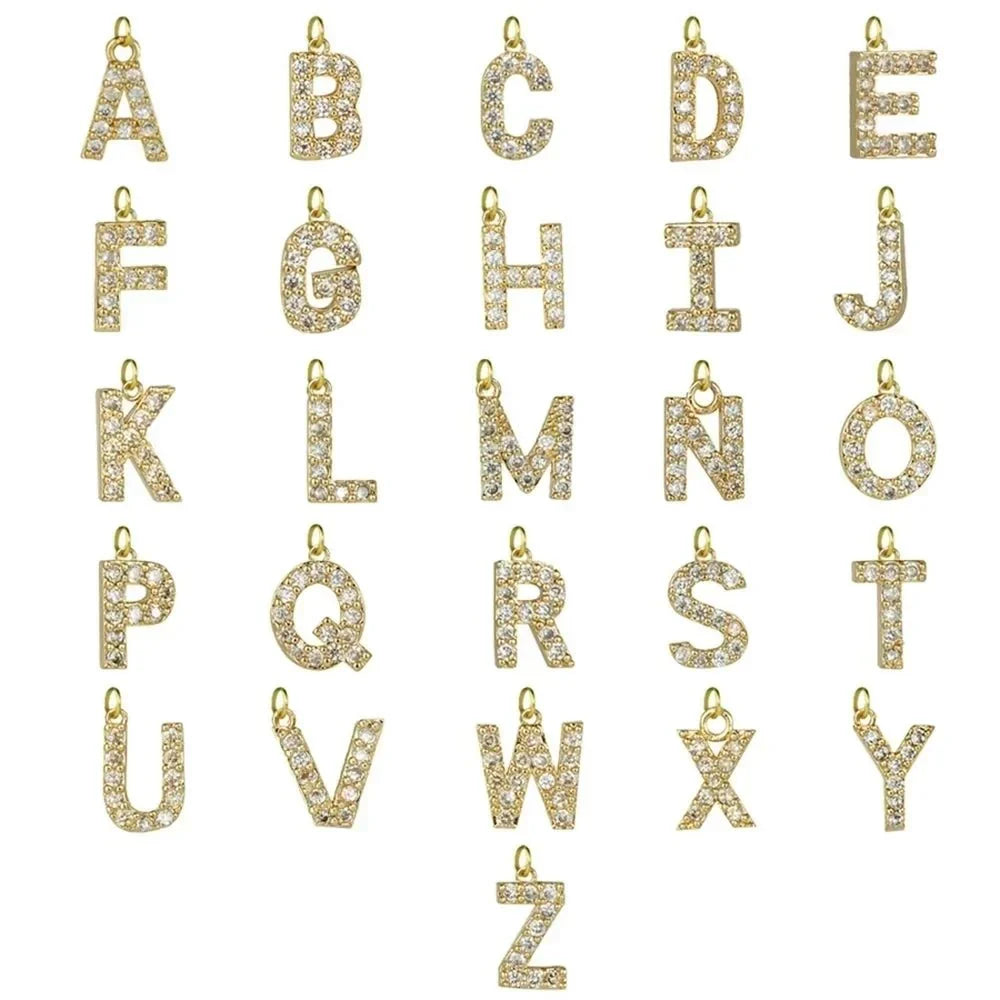 Kalsten | Dainty Diamond Letter Initial Lariat Necklace